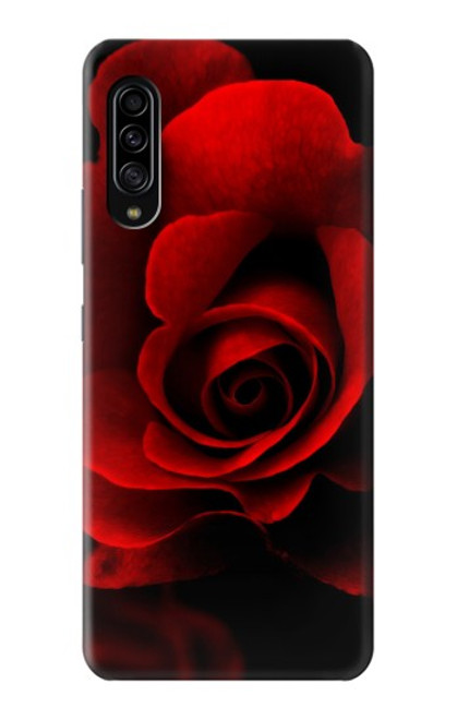 W2898 Red Rose Hard Case and Leather Flip Case For Samsung Galaxy A90 5G