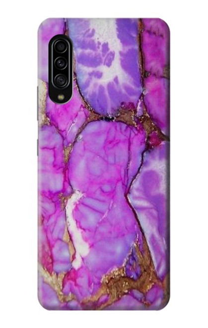 W2907 Purple Turquoise Stone Hard Case and Leather Flip Case For Samsung Galaxy A90 5G