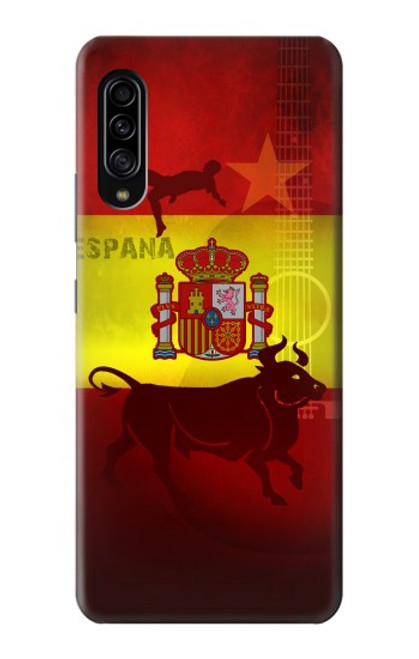 W2984 Spain Football Soccer Hard Case and Leather Flip Case For Samsung Galaxy A90 5G