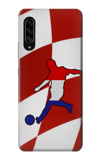 W2993 Croatia Football Soccer Hard Case and Leather Flip Case For Samsung Galaxy A90 5G