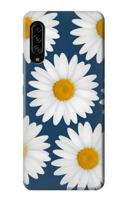 W3009 Daisy Blue Hard Case and Leather Flip Case For Samsung Galaxy A90 5G