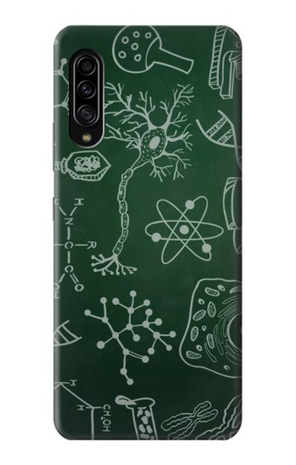 W3211 Science Green Board Hard Case and Leather Flip Case For Samsung Galaxy A90 5G