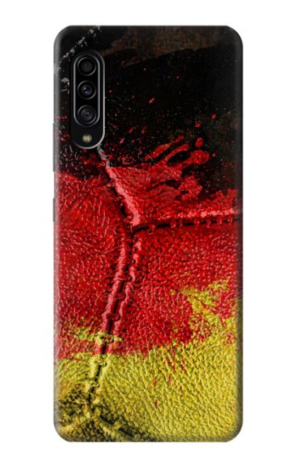 W3303 Germany Flag Vintage Football Graphic Hard Case and Leather Flip Case For Samsung Galaxy A90 5G