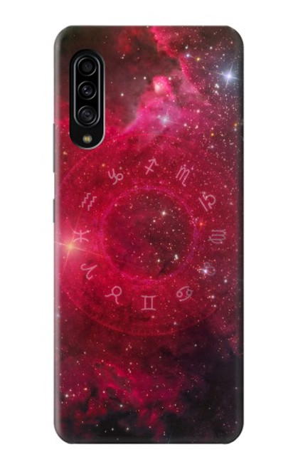 W3368 Zodiac Red Galaxy Hard Case and Leather Flip Case For Samsung Galaxy A90 5G