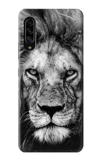 W3372 Lion Face Hard Case and Leather Flip Case For Samsung Galaxy A90 5G