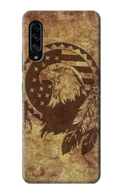 W3378 Native American Hard Case and Leather Flip Case For Samsung Galaxy A90 5G