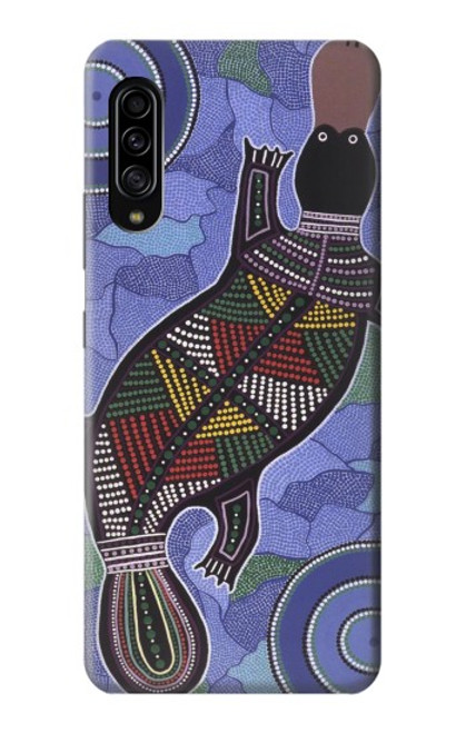 W3387 Platypus Australian Aboriginal Art Hard Case and Leather Flip Case For Samsung Galaxy A90 5G