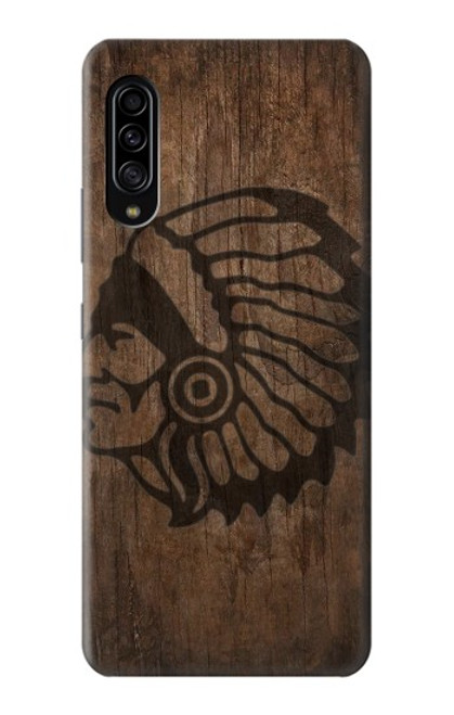 W3443 Indian Head Hard Case and Leather Flip Case For Samsung Galaxy A90 5G