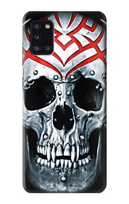 W0223 Vampire Skull Tattoo Hard Case and Leather Flip Case For Samsung Galaxy A31