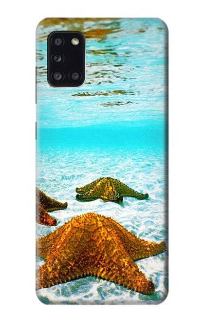 W1679 Starfish Sea Beach Hard Case and Leather Flip Case For Samsung Galaxy A31