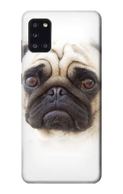 W1852 Pug Dog Hard Case and Leather Flip Case For Samsung Galaxy A31