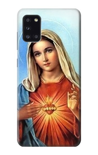 W2420 The Virgin Mary Santa Maria Hard Case and Leather Flip Case For Samsung Galaxy A31