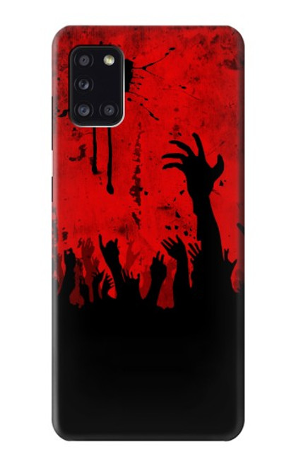 W2458 Zombie Hands Hard Case and Leather Flip Case For Samsung Galaxy A31