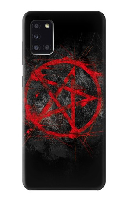 W2557 Pentagram Hard Case and Leather Flip Case For Samsung Galaxy A31