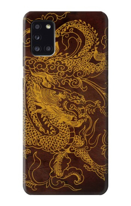 W2911 Chinese Dragon Hard Case and Leather Flip Case For Samsung Galaxy A31