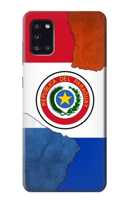 W3017 Paraguay Flag Hard Case and Leather Flip Case For Samsung Galaxy A31