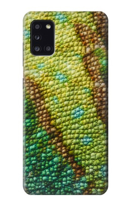 W3057 Lizard Skin Graphic Printed Hard Case and Leather Flip Case For Samsung Galaxy A31