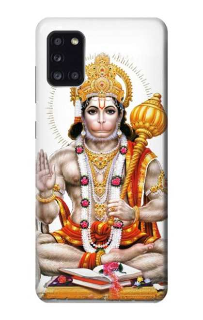 W3186 Lord Hanuman Chalisa Hindi Hindu Hard Case and Leather Flip Case For Samsung Galaxy A31