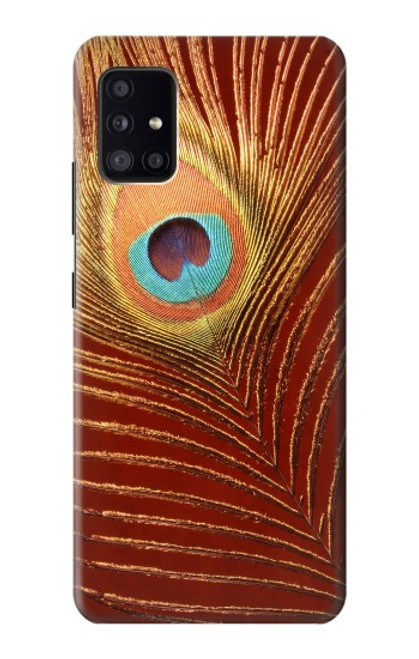 W0512 Peacock Hard Case and Leather Flip Case For Samsung Galaxy A41