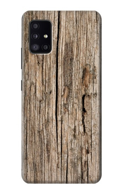 W0600 Wood Graphic Printed Hard Case and Leather Flip Case For Samsung Galaxy A41