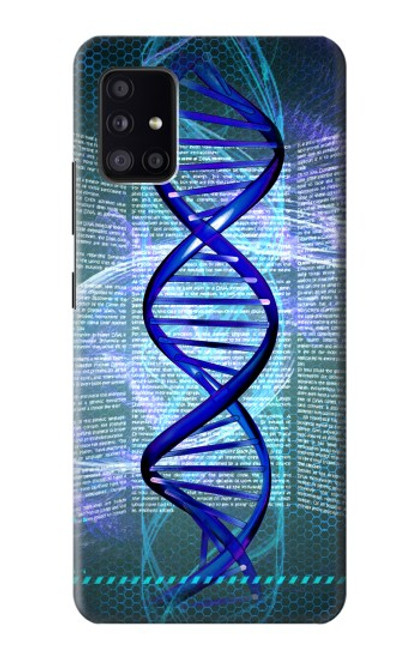 W0632 DNA Hard Case and Leather Flip Case For Samsung Galaxy A41