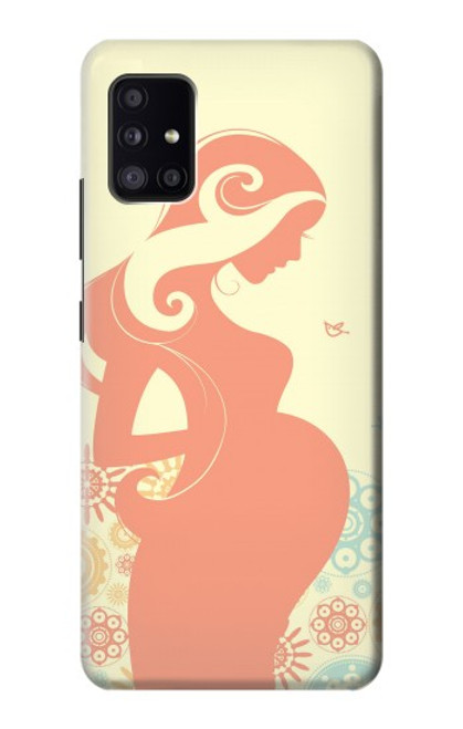 W0815 Pregnant Art Hard Case and Leather Flip Case For Samsung Galaxy A41