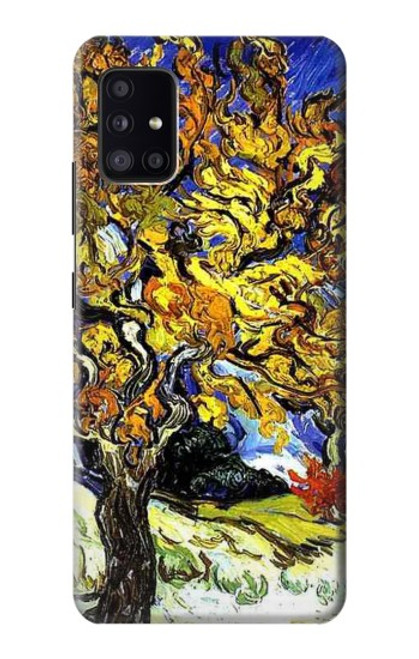 W0902 Mulberry Tree Van Gogh Hard Case and Leather Flip Case For Samsung Galaxy A41