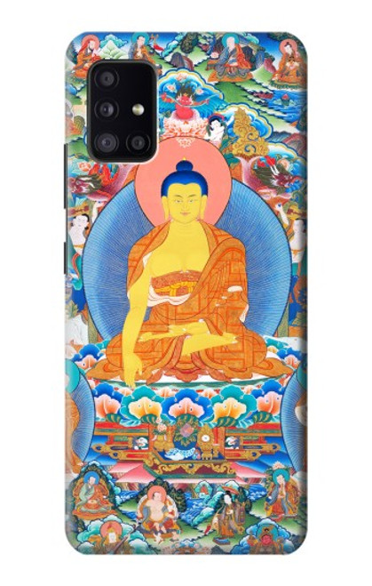 W1256 Buddha Paint Hard Case and Leather Flip Case For Samsung Galaxy A41