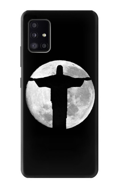 W2511 Jesus Statue Christ Rio de Janeiro Hard Case and Leather Flip Case For Samsung Galaxy A41