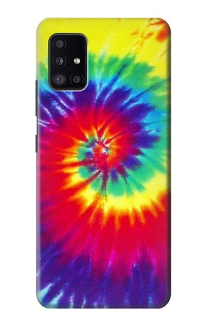 W2884 Tie Dye Swirl Color Hard Case and Leather Flip Case For Samsung Galaxy A41