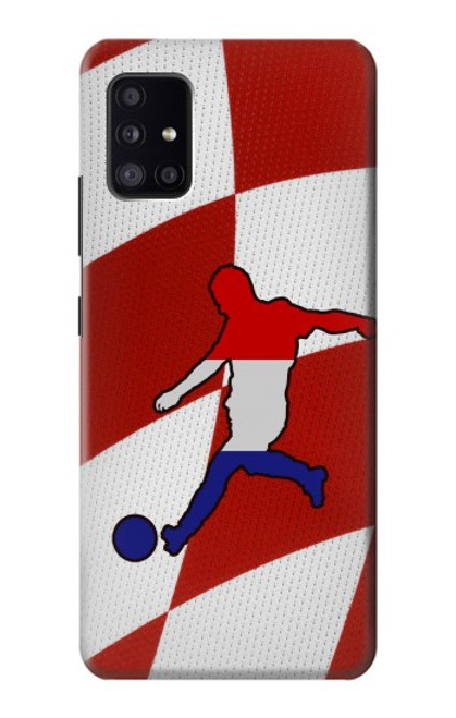 W2993 Croatia Football Soccer Hard Case and Leather Flip Case For Samsung Galaxy A41