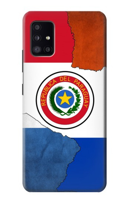 W3017 Paraguay Flag Hard Case and Leather Flip Case For Samsung Galaxy A41