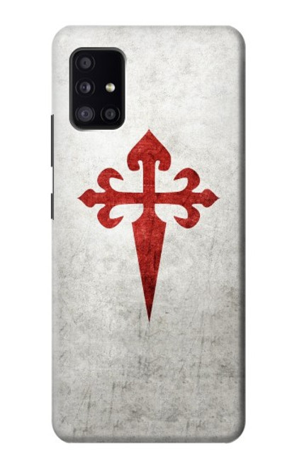 W3200 Order of Santiago Cross of Saint James Hard Case and Leather Flip Case For Samsung Galaxy A41