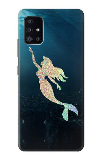 W3250 Mermaid Undersea Hard Case and Leather Flip Case For Samsung Galaxy A41