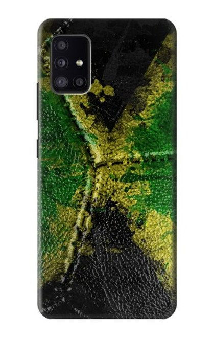 W3319 Jamaica Flag Vintage Football Graphic Hard Case and Leather Flip Case For Samsung Galaxy A41