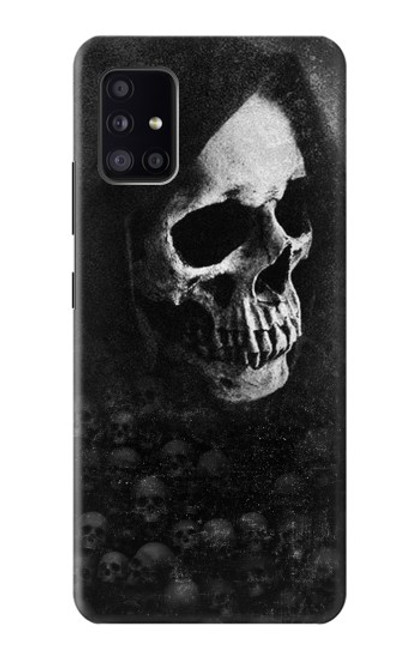 W3333 Death Skull Grim Reaper Hard Case and Leather Flip Case For Samsung Galaxy A41