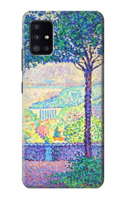 W3349 Paul Signac Terrace of Meudon Hard Case and Leather Flip Case For Samsung Galaxy A41