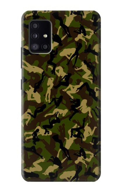 W3356 Sexy Girls Camo Camouflage Hard Case and Leather Flip Case For Samsung Galaxy A41