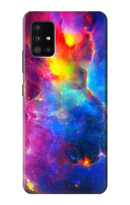 W3371 Nebula Sky Hard Case and Leather Flip Case For Samsung Galaxy A41