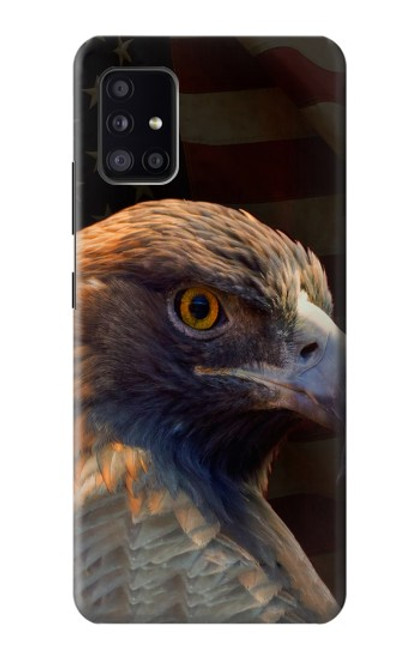 W3376 Eagle American Flag Hard Case and Leather Flip Case For Samsung Galaxy A41