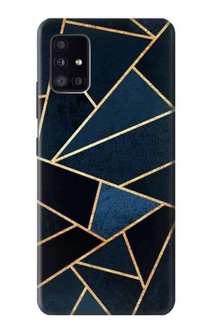 W3479 Navy Blue Graphic Art Hard Case and Leather Flip Case For Samsung Galaxy A41