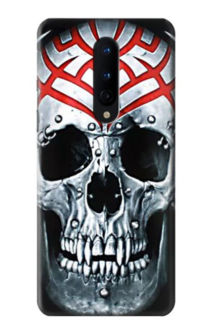 W0223 Vampire Skull Tattoo Hard Case and Leather Flip Case For OnePlus 8