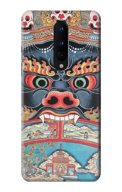 W0572 Tibet Art Hard Case and Leather Flip Case For OnePlus 8