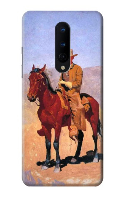 W0772 Cowboy Western Hard Case and Leather Flip Case For OnePlus 8