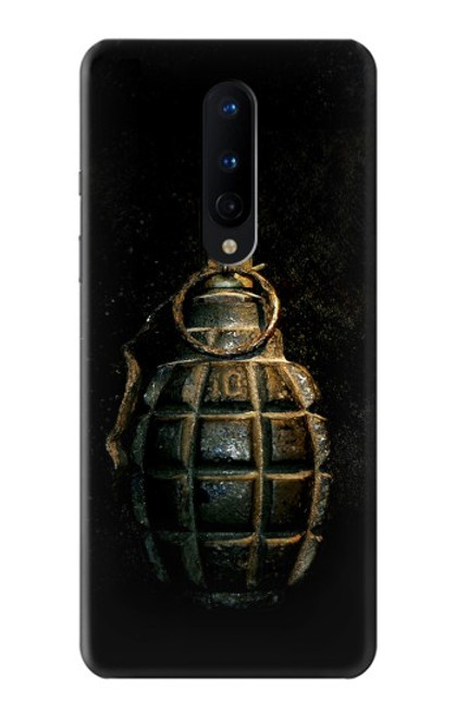 W0881 Hand Grenade Hard Case and Leather Flip Case For OnePlus 8