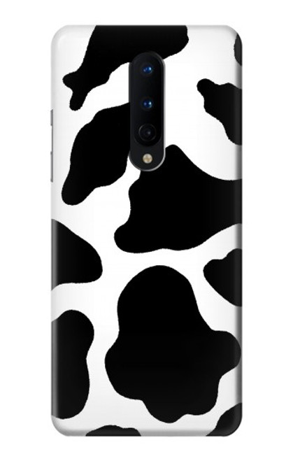 W2096 Seamless Cow Pattern Hard Case and Leather Flip Case For OnePlus 8