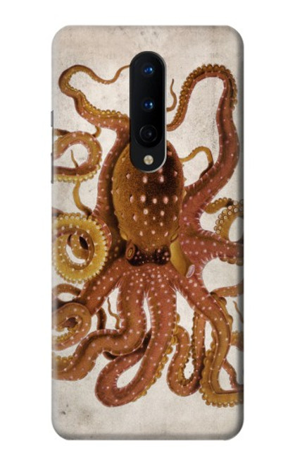 W2801 Vintage Octopus Hard Case and Leather Flip Case For OnePlus 8