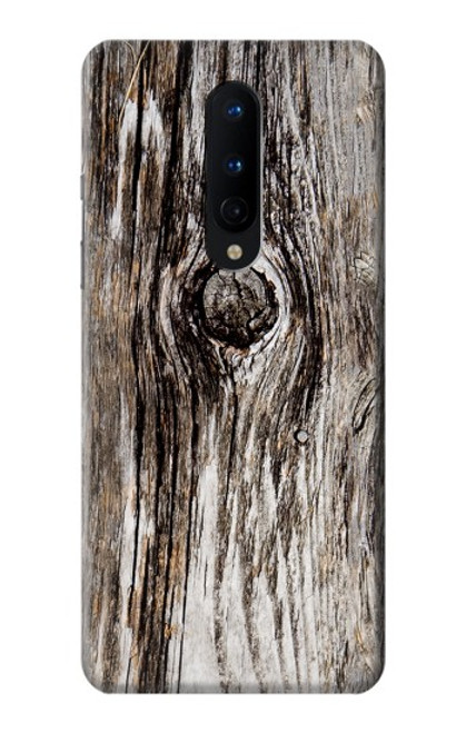 W2844 Old Wood Bark Graphic Hard Case and Leather Flip Case For OnePlus 8