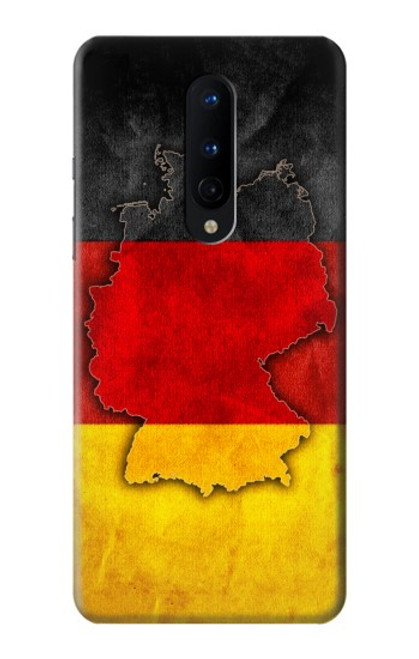 W2935 Germany Flag Map Hard Case and Leather Flip Case For OnePlus 8