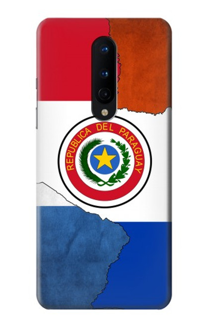 W3017 Paraguay Flag Hard Case and Leather Flip Case For OnePlus 8